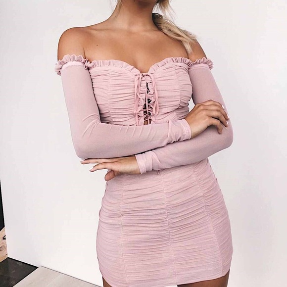 tiger mist pink dress